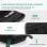 Funda Ugreen LP128 40707 EVA doble capa negra para disco duro 2.5? y power bank 13000mAh