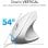 SUBBLIM EDGVU02 Rato USB Ergonómico Vertical 1600 DPI Silent Click com 6 Botões Branco