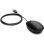 Ratón HP con cable 1000 DPI ambidiestro ergonómico USB óptico Negro