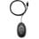 Ratón HP con cable 1000 DPI ambidiestro ergonómico USB óptico Negro