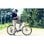 Alfa 250W 36V 20Ah weißes Elektrofahrrad mit 100km Reichweite und LCD-Display und Scheibenbremsen