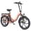 Bicicleta eléctrica HillMiles MilePort 1 250W 36V13Ah 20? Shimano 7 velocidades Rojo