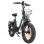 DRVETION Faltbares Elektrofahrrad, 750-W-Motor, 48 V, 20 Ah, Shimano 7 V, Reifen 20 x 4,0, Schwarz