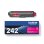 Toner Magenta Brother Tn-242m Qualidade de impressão excepcional e cores vibrantes para várias impressoras Brother. Fácil de instalar, capacidade de 1.400 páginas, econômico e eficiente.