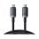 Cable Baseus Crystal Shine CB000089 USB-C 100W 20Gbps 1.5m Nylon Negro