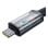Cable Baseus Crystal Shine CB000089 USB-C 100W 20Gbps 1.5m Nylon Negro