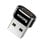 Adaptador Baseus USB-C a USB-A 5A Aluminio Compacto Negro