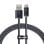 Cable Baseus Dynamic Series USB-A a USB-C PD 100W 2m Negro carga rápida y resistente