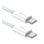 Baseus USB Type-C auf USB Type-C Kabel 30W 2m Weiß schnelles Laden und effiziente Übertragung