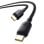 Cable Baseus Silky Series Fast Charging 100W 2m USB-C USB-C Silicona Negro