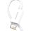 Cable Baseus CALYS-A02 USB A Lightning 1m 2.4A carga rápida blanco correa almacenamiento