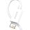 Kabel Baseus CALYS-A02 USB A Lightning 1 m 2.4A Schnellladefunktion Weiß