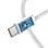 Cable USB-C Baseus Dynamic Series 2m Blanco 480Mbps PD 100W Trenzado E-Marker