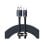 Cable Baseus CAJY000501 USB-A a USB-C 2m 100W 480Mbps trenzado negro