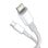 Kabel Baseus CATLGD-02 USB-C Lightning 1 m 20W Nylon Weiß