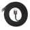 Câble USB-C Baseus CATKLF-U91 (3 m) en nylon tressé 3 A, charge rapide, noir/rouge