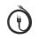 Cabo Micro USB Baseus Cafule 3m Nylon Trançado Carregamento Rápido 3.0/USB 2.0 Preto