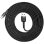 Cabo Micro USB Baseus Cafule 3m Nylon Trançado Carregamento Rápido 3.0/USB 2.0 Preto
