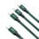 Cable Baseus CAMLT-SC01 3in1 1.5m USB-C/Micro USB/Lightning 20W Verde