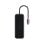 Baseus AcmeJoy Serie USB-C Hub 7 in 1 2xUSB 3.0 HDMI USB 2.0 SD/TF PD100W Grau