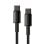 Cable USB-C Baseus Tungsten Gold 1m 100W PD, nylon, transferencia 480 Mbps, zinc