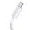 Cable Baseus CAMYS-02 1m Blanco USB A a Micro-USB B 2A Transferencia 480Mbps