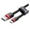 USB-Kabel Baseus Cafule 2m Nylon Schwarz/Rot 2A 480Mbps