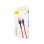 Cable Baseus Cafule USB-A a USB-C 2m Nylon Reforzado Negro/Rojo 2A 480Mbps