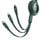 Baseus CAMLC-AMJ03 Cavo USB-C/Micro USB/Lightning 3 in 1 1,2 m 100 W Verde