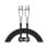 Cable Baseus Cafule CATJK-C01 USB-C a USB-C 1m 100W Nylon Aluminio Negro