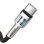 Cable Baseus Cafule CATJK-C01 USB-C a USB-C 1m 100W Nylon Aluminio Negro