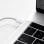 Baseus USB-C auf Lightning Kabel 0,25m Weiß
