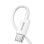 Baseus USB-C auf Lightning Kabel 0,25m Weiß