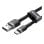 Cable USB Baseus CATKLF-CG1 2m USB A USB C Negro/Gris 2A Trenzado Reforzado