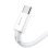 Câble de données USB-C Baseus Superior Series 1 m Blanc