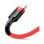 Baseus Cafule USB-A auf USB-C 2A 2m rotes Datenkabel