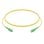 Câble à fibre optique Ubiquiti UF-SM-PATCH-APC-APC 1,5 m SC/APC ultra fin SM9/125 SX PVC jaune