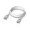Cable Patch Ubiquiti UACC-Cable-Patch-EL-0.3W 0.3m Cat6 RJ-45 Blanco Etherlighting