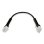 Cable de red Ubiquiti U-CABLE-PATCH-RJ45-BK-50 ultrafino Cat6 0,1m RJ-45 negro pack 50