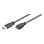 Ewent EC1015 USB 3.0 Kabel 1m Micro-USB B 5V 3A Schwarz Schnelle Übertragung