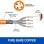 Cable S/FTP Cat.7 Ewent IM1225 30m Naranja 1200MHz libre de halógenos