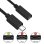 Cable USB C Ewent EC1038 3m USB 2.0 Extensión Cobre Completo Negro
