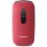 Móvil Panasonic KX-TU446EXR con tapa, teclas grandes, Bluetooth, batería larga duración, rojo