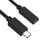 Cable de extensión USB-C Ewent EC1037 1.8m 480Mbps 60W Resistente Negro