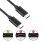 Cable USB-C Ewent EC1035 1m USB 2.0 cobre completo negro transferencia y carga