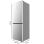 Cecotec Bolero CoolMarket Combi 409L Frigorífico 185cm Clase E Inox MAX INSIDE Total No Frost Display Exterior