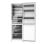 Cecotec Bolero CoolMarket Combi 409L Frigorífico 185cm Clase E Inox MAX INSIDE Total No Frost Display Exterior