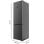 Cecotec Bolero CoolMarket Combi 456L Frigorífico  201cm C Inox oscuro Total No Frost Inverter Display