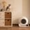 Arenero Cecotec Pumba 8500 CleanKitty Smart autolimpieza wifi 65L sensor infrarrojos