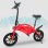 Bici elettrica UrbanGlide eBike 140 Rouge 250W 14″ Bluetooth LED Disc